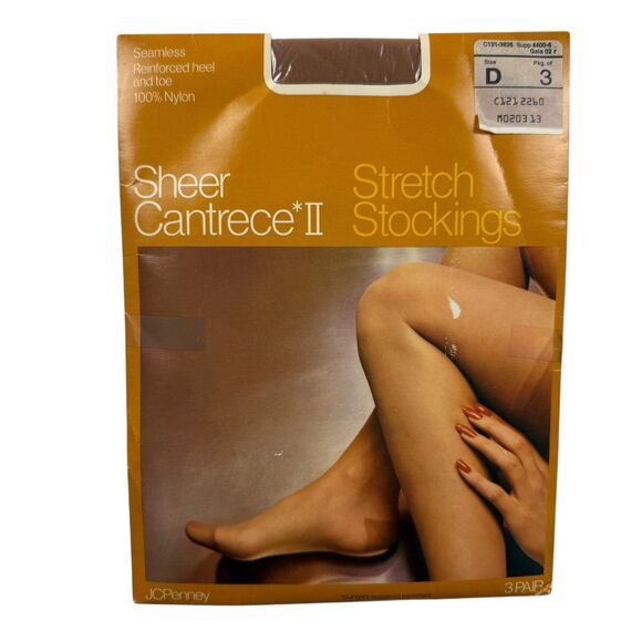 Vintage Lot Pantyhose Size 4X XL 14 Hose National's Big Mama Merville Roaman's - Picture 4 of 10